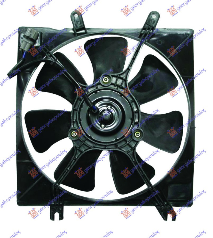 Ventilator për radiator me motor komplet benzinë