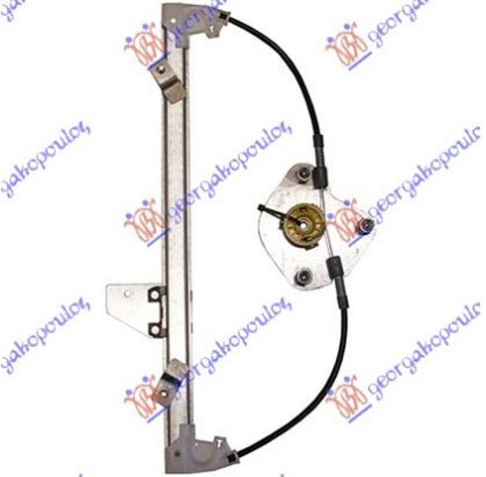 Ngritës/rregullator për dritaren e pasme elektrik (pa motor)