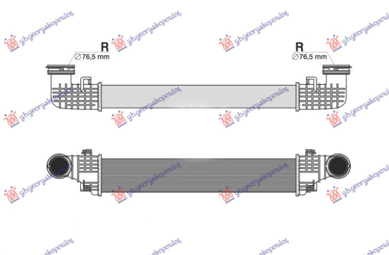 Interkuler 2.2-3.0 dizel (640x105x72) tuba F 76