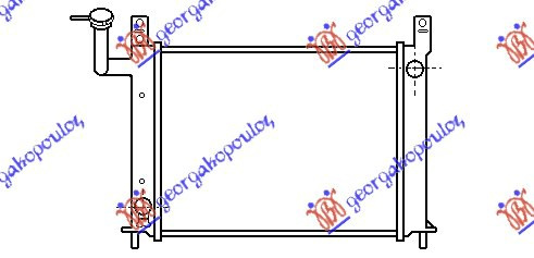 Radiator për motor 1,4-1,6CC (49x34.8) (KOYO)