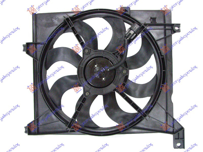 Ventilator për radiator me motor komplet benzinë