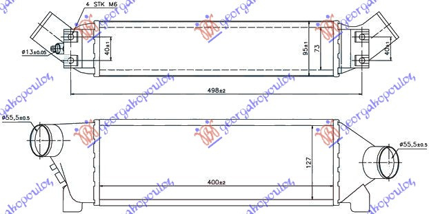 Interkuler 2,0 TDi 02-06 (40x12,7x7,3)