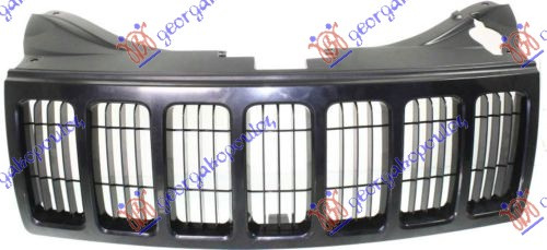 Maskë pvc/grilë me ngjyrë të zezë pa me shkëlqim (me kornizë me ngjyrë të zezë)