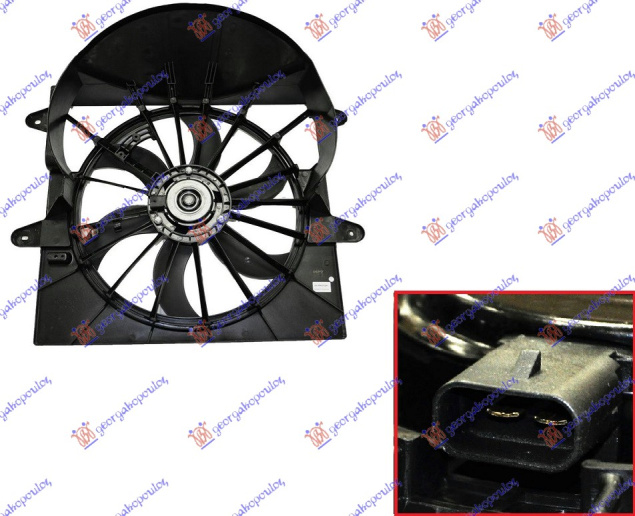 Ventilator komplet (2 pinë) 3.7 benzinë