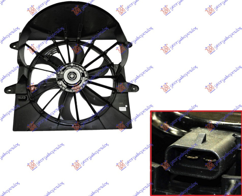 Ventilator komplet (2 pinë) 3.7 benzinë