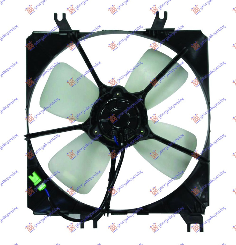 Ventilator për radiator me motor komplet (benzinë)