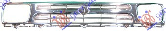 Maskë pvc/grilë krom komplet