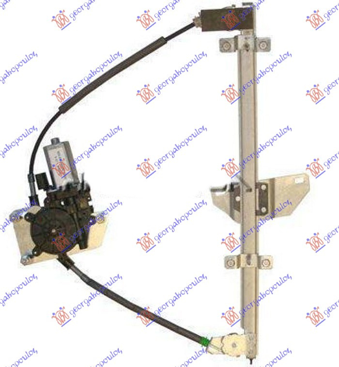 Ngritës/rregullator për dritaren e përparme elektrik