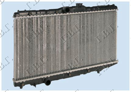 Radiator për motor 1,3-1,6CC (66,8x32,5)