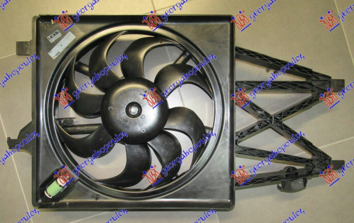 Ventilator komplet 1.4 benzinë (370mm) (400W) (MAHLE BEHR PREMIUM LINE)