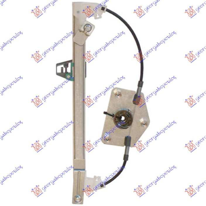Ngritës/rregullator për dritaren e pasme elektrik (pa motor) (А cilësi)