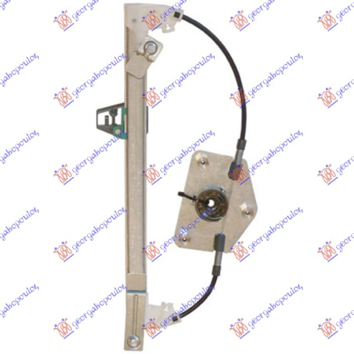Ngritës/rregullator për dritaren e pasme elektrik (pa motor)