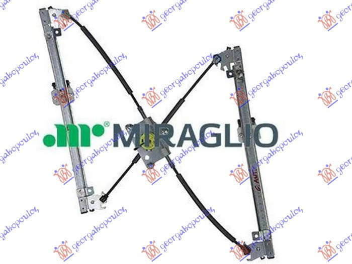 Ngritës/rregullator për dritaren e përparme elektrik (pa motor) (А cilësi)