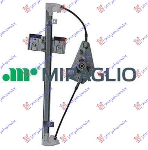 Ngritës/rregullator për dritaren e pasme elektrik (pa motor) (А cilësi)
