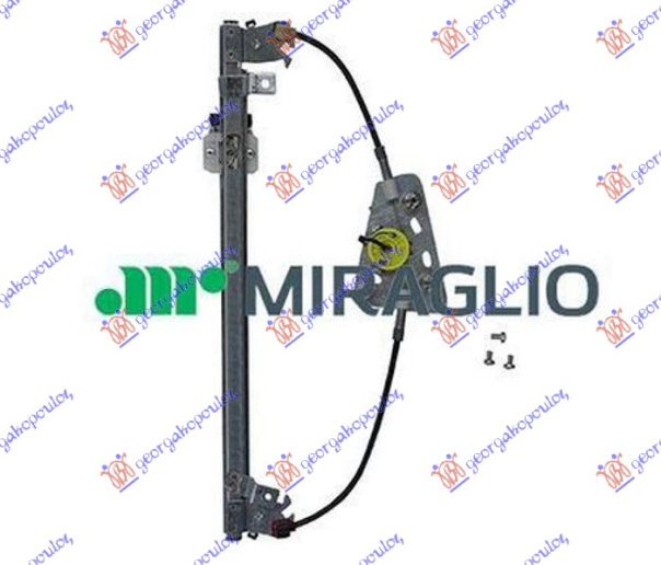 Ngritës/rregullator për dritaren e pasme elektrik (pa motor) (А cilësi)