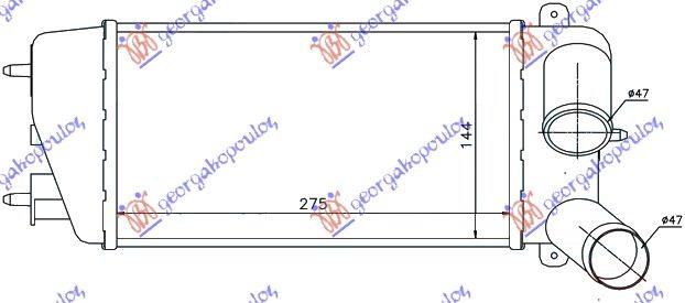 Interkuler 1,4HDi (275x147x64)