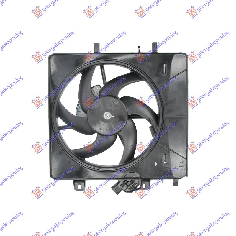 Ventilator komplet (2 kabllo) (34cm)