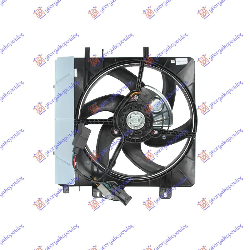 Ventilator komplet (2 kabllo) (34cm)