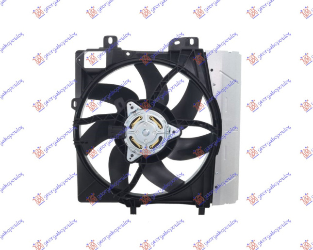 Ventilator komplet (1 kabllo) (33cm)