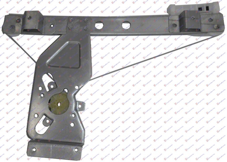 Ngritës/rregullator për dritaren e pasme elektrik (pa motor) (2 tela)
