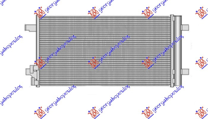 Radiator i kondicionerit 2.0 TFSI benzinë (606x308x12)