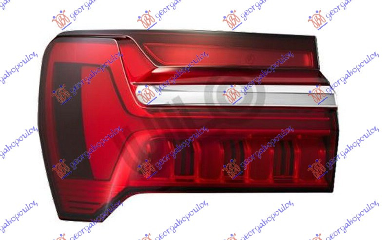 Dritë stop e jashtme LED (me shirit krom) (ULO)