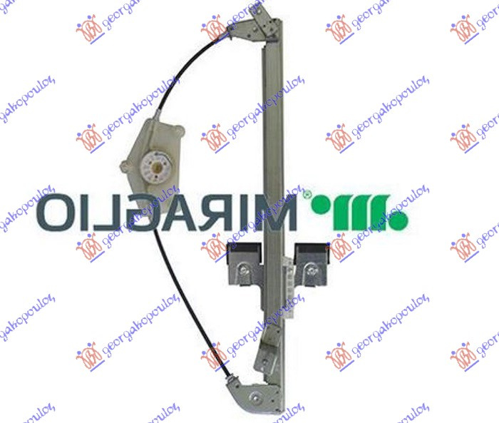 Ngritës/rregullator për dritaren e pasme elektrik (pa motor) (А cilësi)