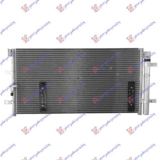 Radiator i kondicionerit benzinë - dizel (625x330x16) (AVA)
