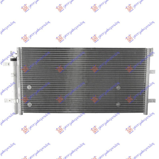 Radiator i kondicionerit benzinë - dizel (625x330x16) (AVA)