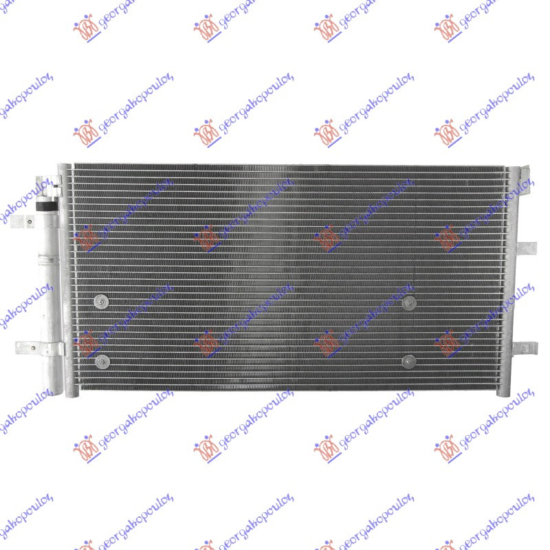 Radiator i kondicionerit benzinë - dizel (625x330x16) (AVA)