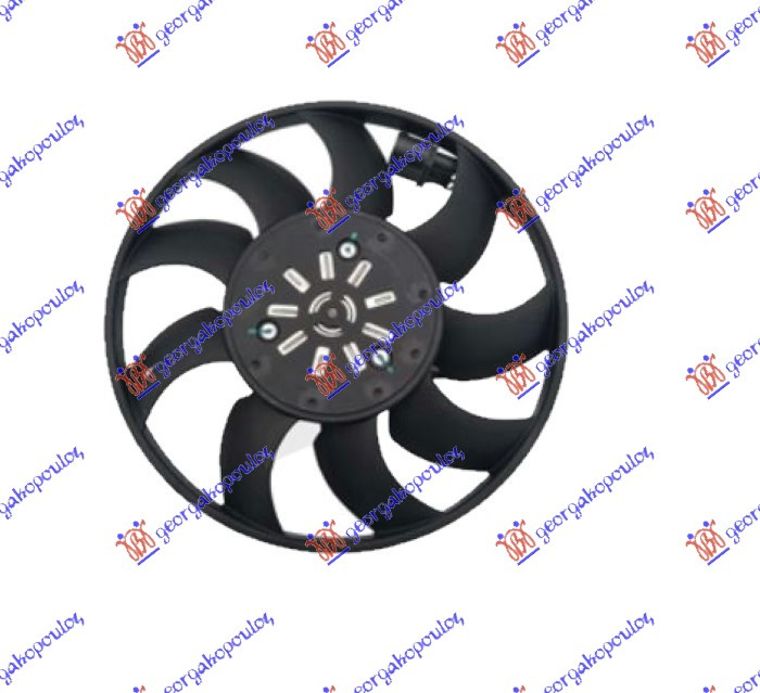 Ventilator për kondicioner (Motor + Ventilator) 3.0 TFSi benzinë - 3.0 TDI dizel