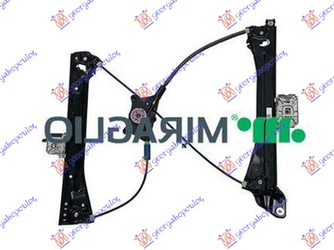 Ngritës/rregullator për dritaren e përparme elektrik (pa motor) kabriolet (А cilësi)