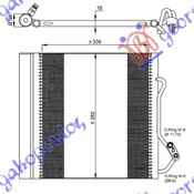 Radiator i kondicionerit 02- (34.5x38.3x1.6)