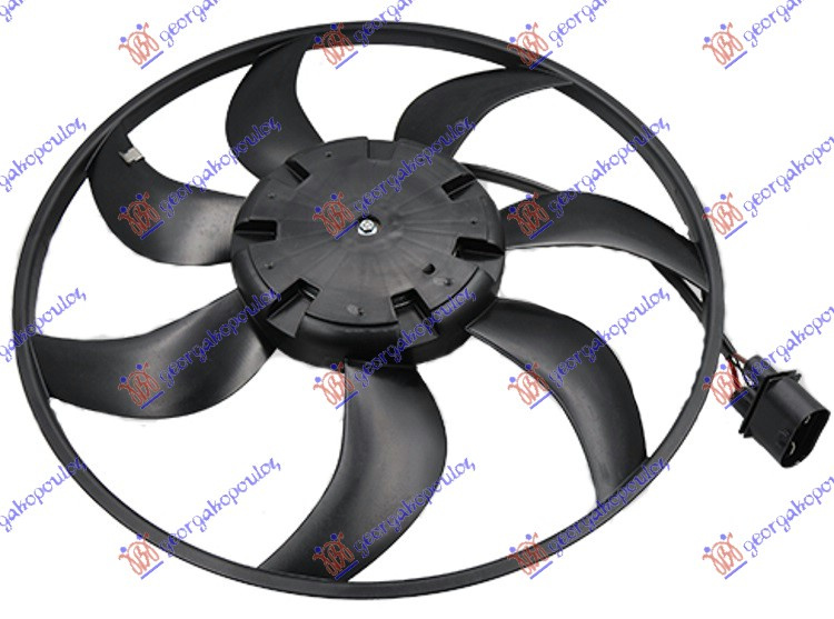 Ventilator (Motor + helikë) (445mm) (310w) (4 pinë)