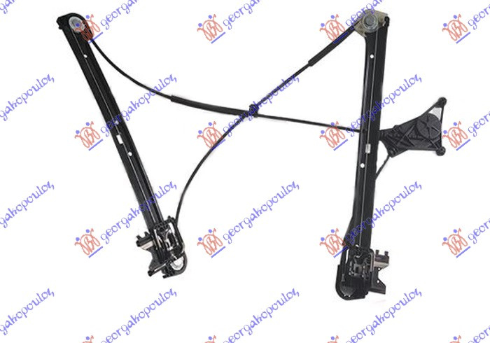 Ngritës/rregullator për dritaren e përparme elektrik (H/B) (pa motor)
