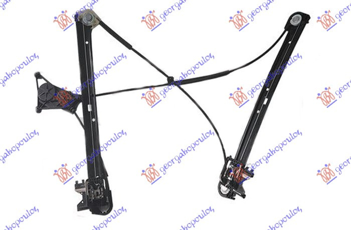 Ngritës/rregullator për dritaren e përparme elektrik (H/B) (pa motor)