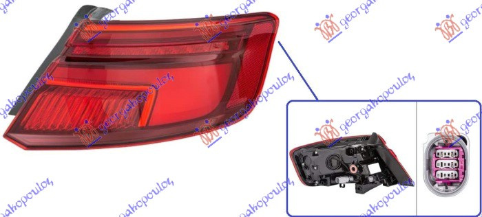 Dritë stop e jashtme LED dynamic sportback (HELLA)