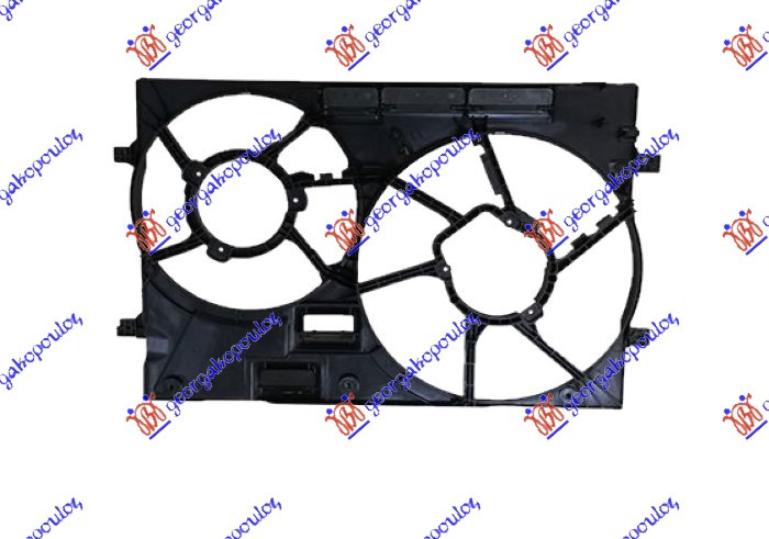 Difuzor/mbajtës për ventilator (dopio)
