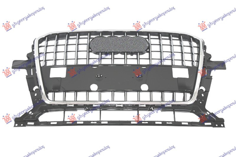 Maskë pvc/grilë krom komplet (me hapje për sensor parkimi)