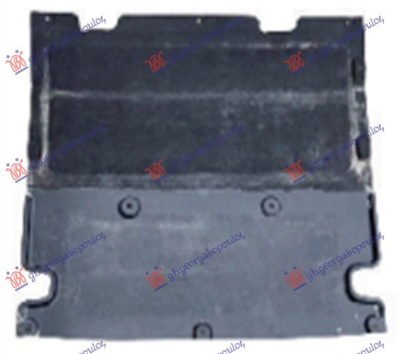 Mbrojtje/kapak nën motor (plastik)
