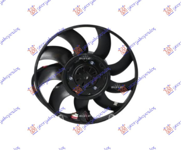 Ventilator (Motor + helikë) (390mm) (4 pinë)
