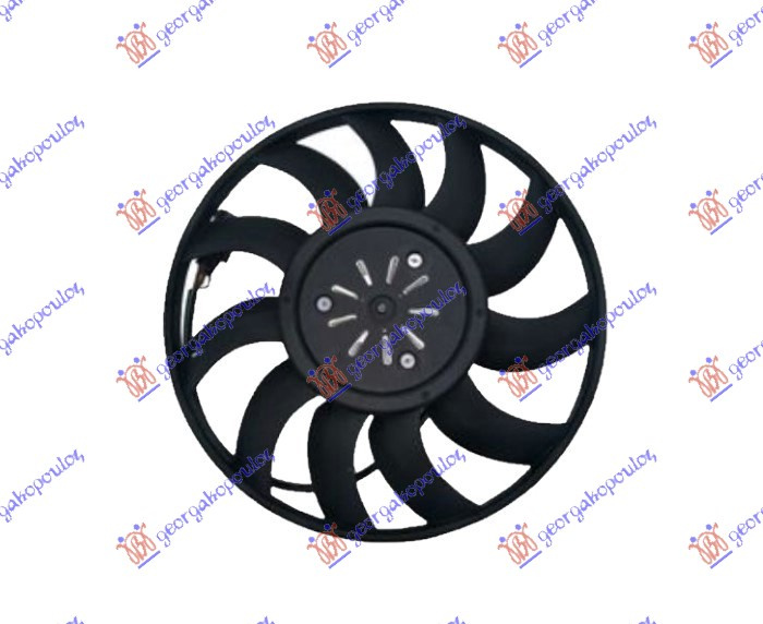 Ventilator (Motor + helikë) 4.0 TFSI benzinë (380mm) (400W) (i majtë)