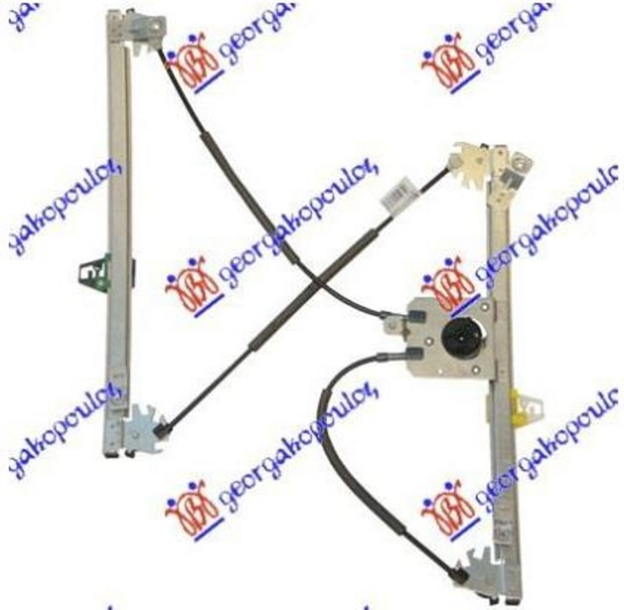 Ngritës/rregullator dritare elektrik 3 dyer (pa motor)