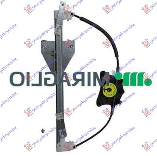 Ngritës/rregullator për dritaren e pasme elektrik (pa motor) (А cilësi)