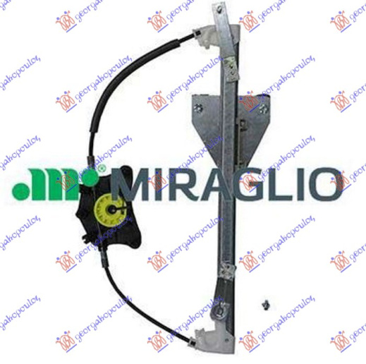 Ngritës/rregullator për dritaren e pasme elektrik (pa motor) (А cilësi)
