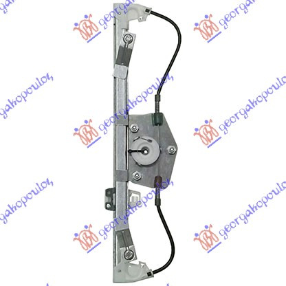 Ngritës/rregullator për dritaren e pasme elektrik (pa motor) (А cilësi)