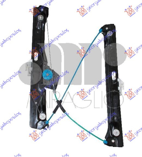 Ngritës/rregullator për dritaren e përparme elektrik (pa motor) (А cilësi)