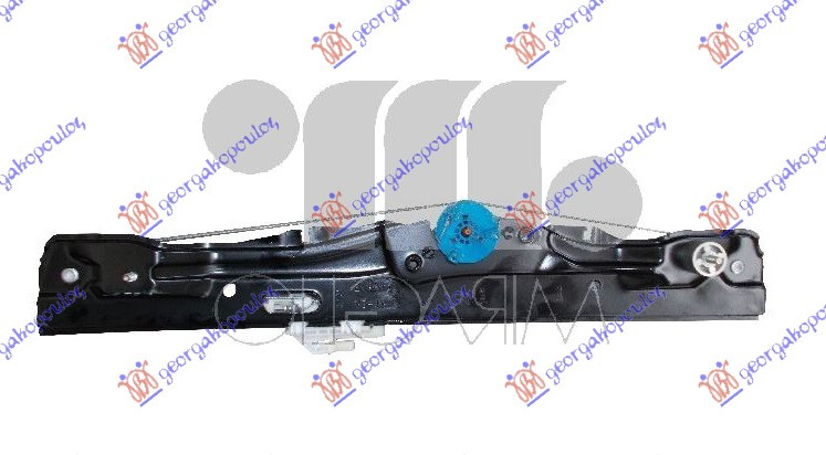 Ngritës/rregullator për dritaren e pasme elektrik (pa motor) (А cilësi)