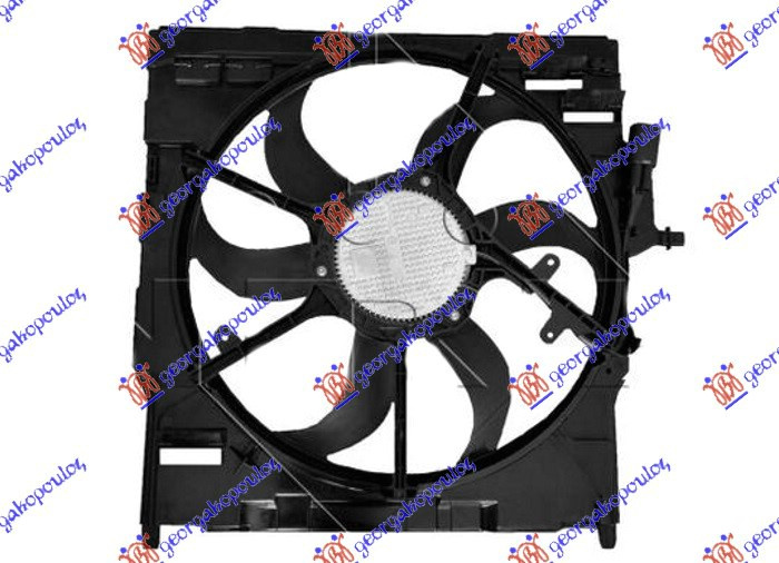 Ventilator komplet 2.0-3.0 benzinë - 2.0-3.0 dizel (520mm) (400W) (3 pinë)