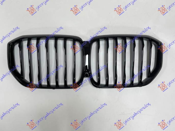 Maskë pvc/grilë me ngjyrë të zezë me me shkëlqim